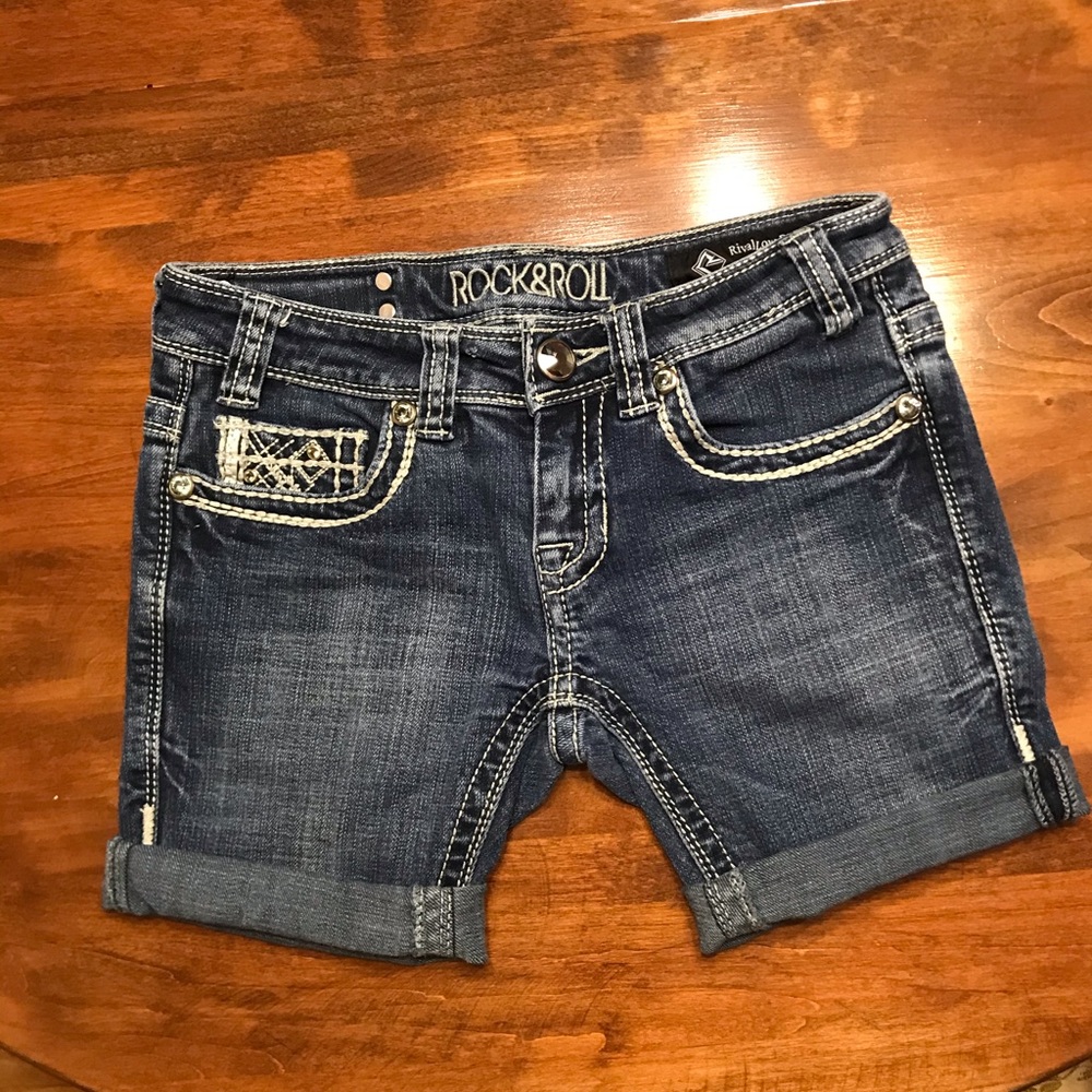 Rock and Roll cowgirl denim shorts